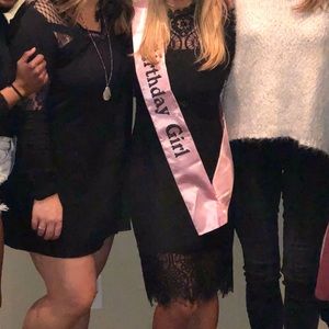 Lulus black going out dress